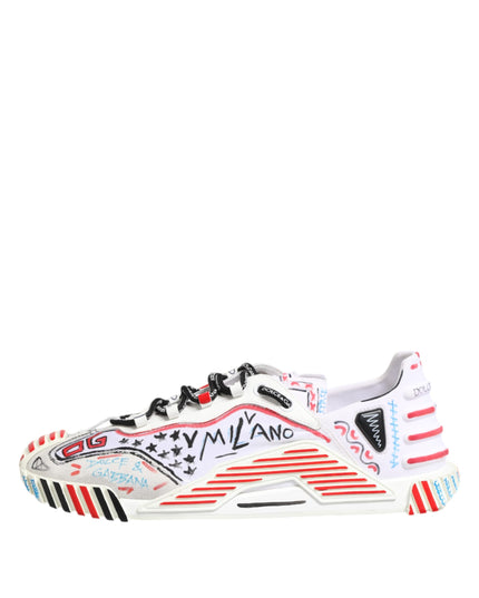 Dolce & Gabbana Multicolor Low Top NS1 Men Sneakers Shoes
