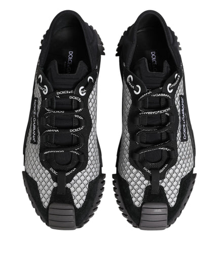 Dolce & Gabbana Multicolor Lace Up Low Top NS1 Sneakers Shoes