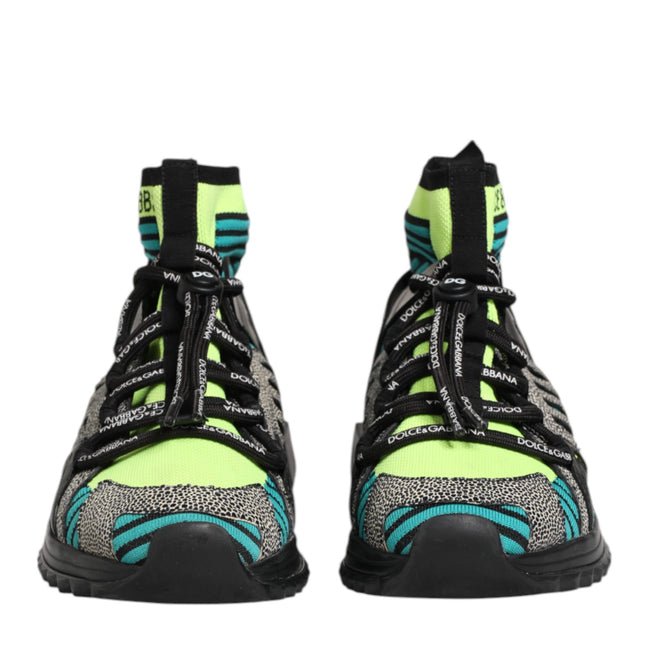 Dolce & Gabbana Multicolor Sorrento Socks Men Sneakers Shoes