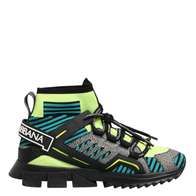 Dolce & Gabbana Multicolor Sorrento Socks Men Sneakers Shoes