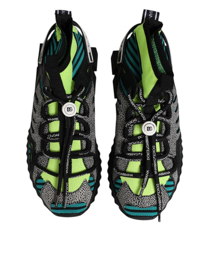 Dolce & Gabbana Multicolor Sorrento Socks Men Sneakers Shoes