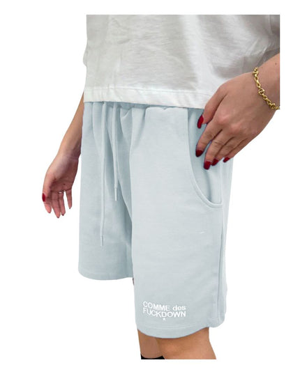 Comme Des Fuckdown Gray Cotton Short