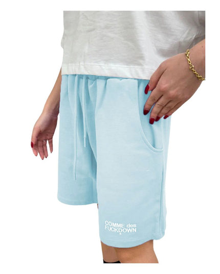Comme Des Fuckdown Blue Cotton Short