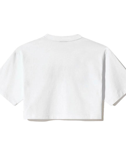 Comme Des Fuckdown White Cotton Women T-Shirt