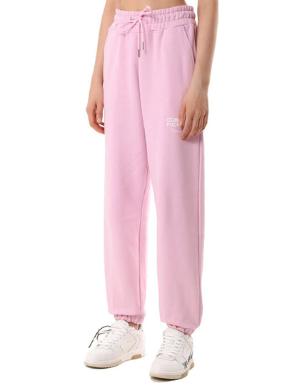 Comme Des Fuckdown Pink Cotton Women Sweatpant