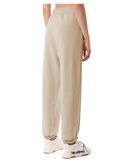 Comme Des Fuckdown Beige Cotton Women Sweatpant