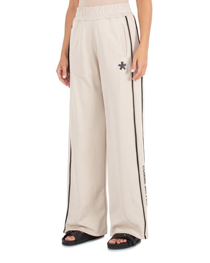 Comme Des Fuckdown Beige Cotton Women Pant