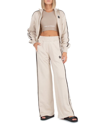 Comme Des Fuckdown Beige Cotton Women Pant