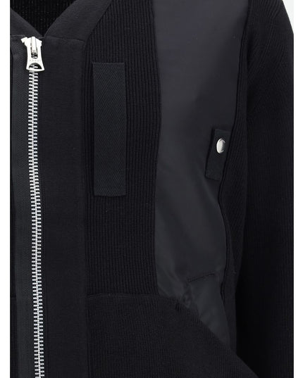 Sacai Black Cotton Bomber