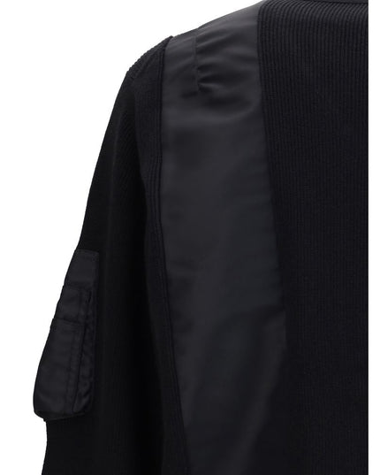 Sacai Black Cotton Bomber