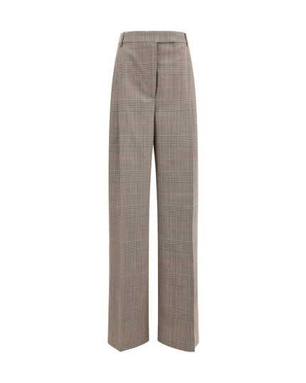 Rohe Beige Fleece Wool Casual Pants