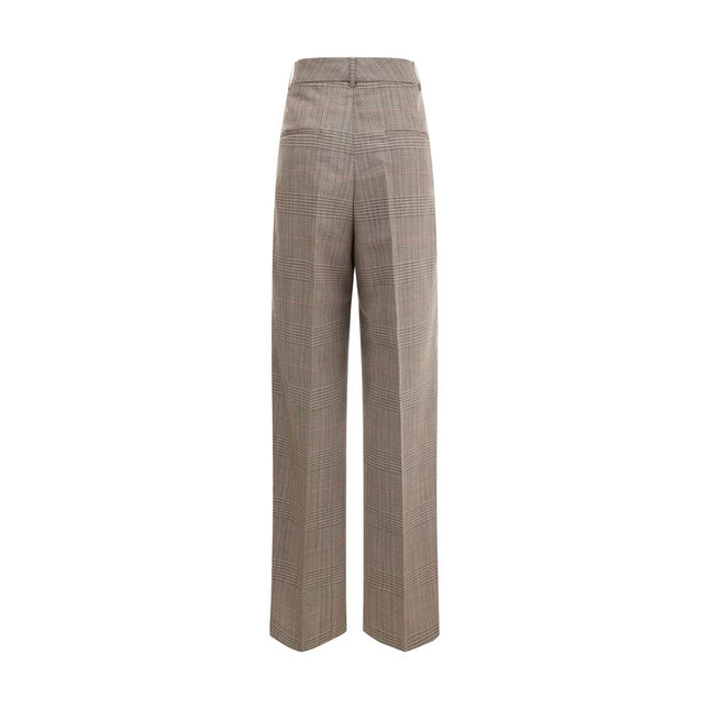 Rohe Beige Fleece Wool Casual Pants