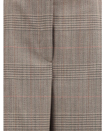 Rohe Beige Fleece Wool Casual Pants