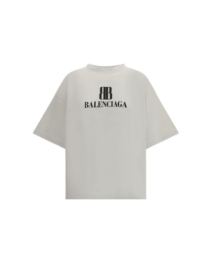 Balenciaga Gray Cotton T-Shirt