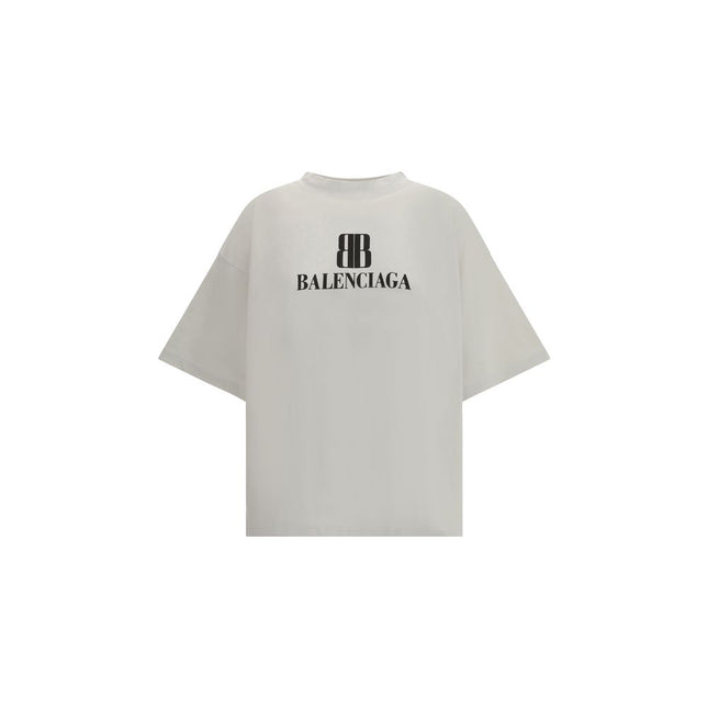 Balenciaga Gray Cotton T-Shirt