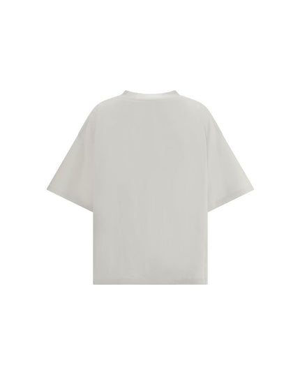 Balenciaga Gray Cotton T-Shirt