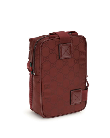 Gucci Bordeaux Polyamide Shoulder Bag