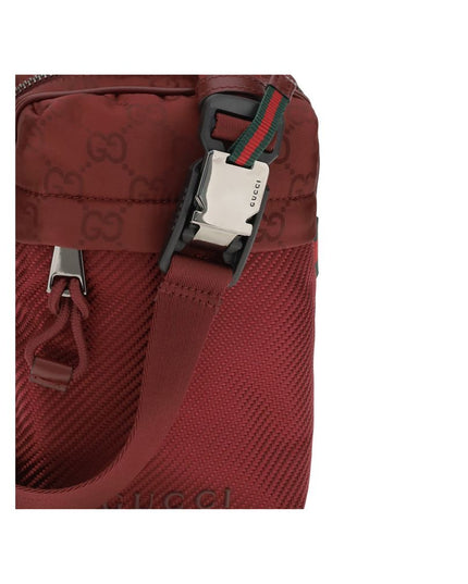 Gucci Bordeaux Polyamide Shoulder Bag