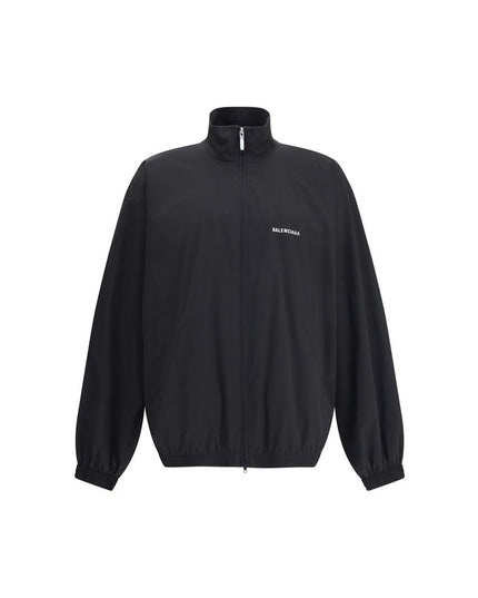 Balenciaga Black Polyester Shell Jacket