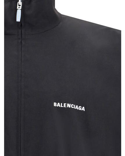 Balenciaga Black Polyester Shell Jacket