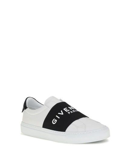 Givenchy White Calf Leather Bos Taurus Low Top Sneakers