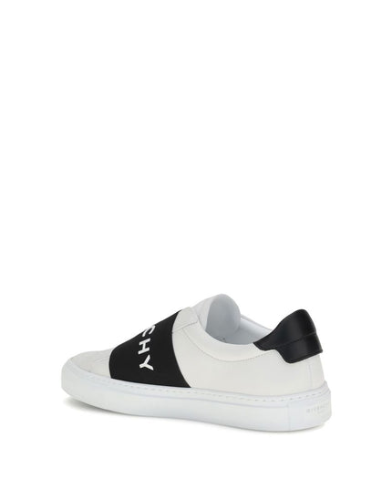 Givenchy White Calf Leather Bos Taurus Low Top Sneakers