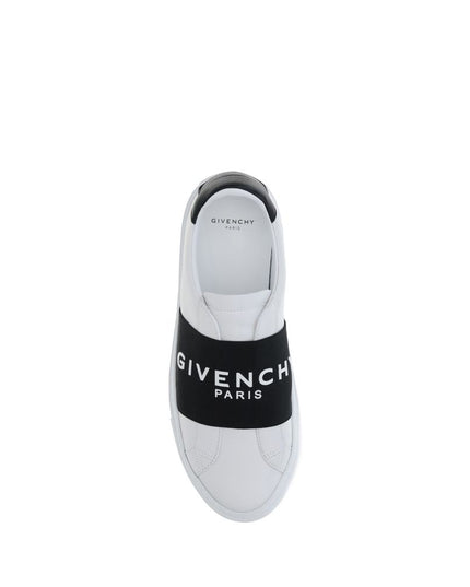 Givenchy White Calf Leather Bos Taurus Low Top Sneakers