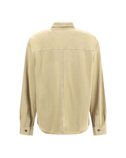 Marant Etoile Beige Cotton Dress Shirt