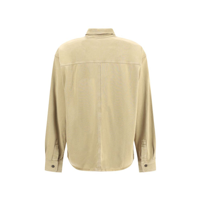 Marant Etoile Beige Cotton Dress Shirt