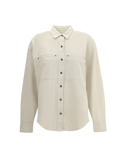 Marant Etoile White Cotton Dress Shirt