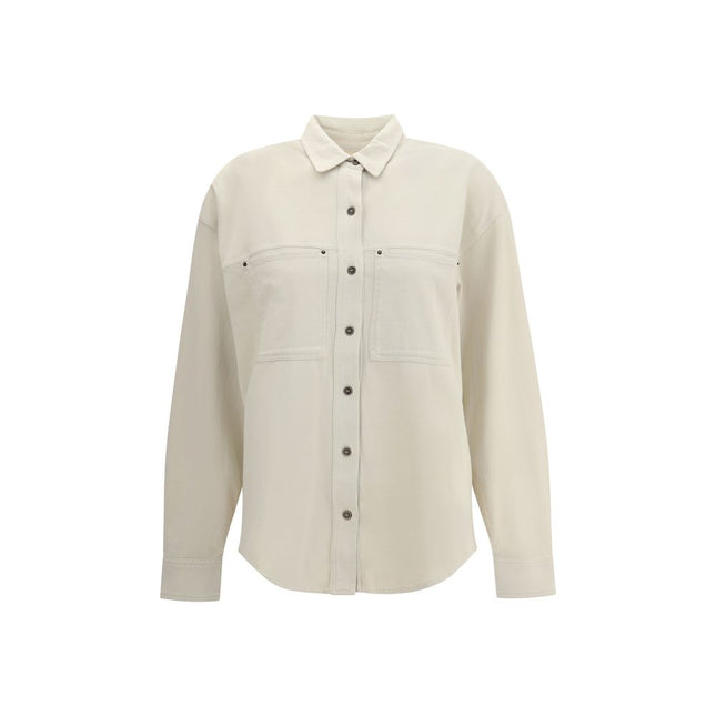 Marant Etoile White Cotton Dress Shirt