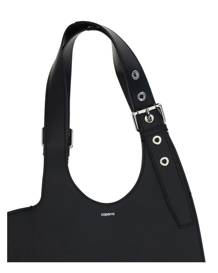 Coperni Black Calf Leather Bos Taurus Shoulder Bag