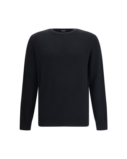 ZEGNA Black Cashmere Cashmere Sweater