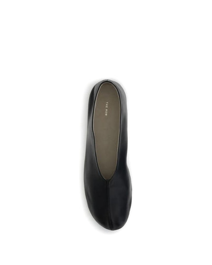 The Row Black Lamb Ovis Aries Aries Ballet Flats