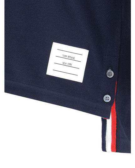 Thom Browne Blue Cotton T-Shirt