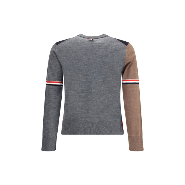 Thom Browne Multicolor Fleece Wool Sweatshirt