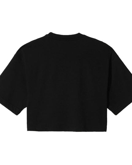 Comme Des Fuckdown Black Cotton Women T-Shirt
