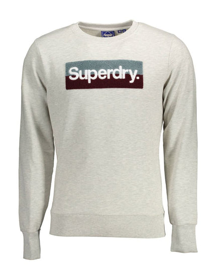 Superdry Gray Cotton Men Sweater