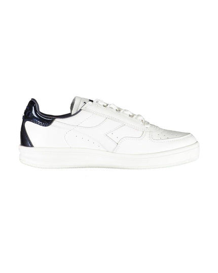 Diadora White Fabric Sneaker