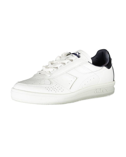 Diadora White Fabric Sneaker