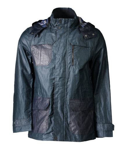 Geox Green Polyester Men Jacket