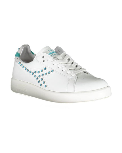 Diadora White Fabric Sneaker