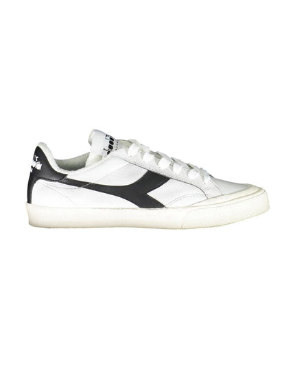 Diadora White Fabric Sneaker