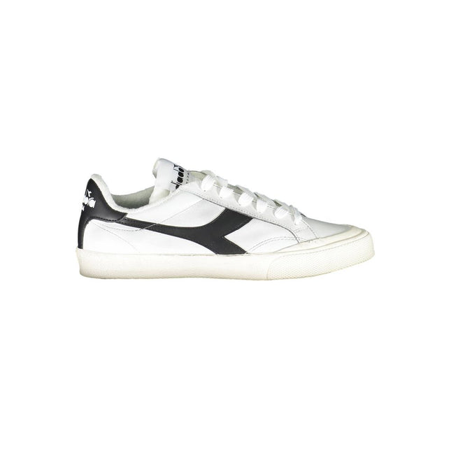 Diadora White Fabric Sneaker