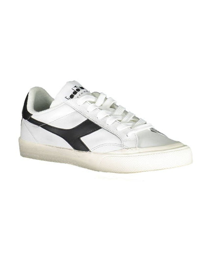 Diadora White Fabric Sneaker