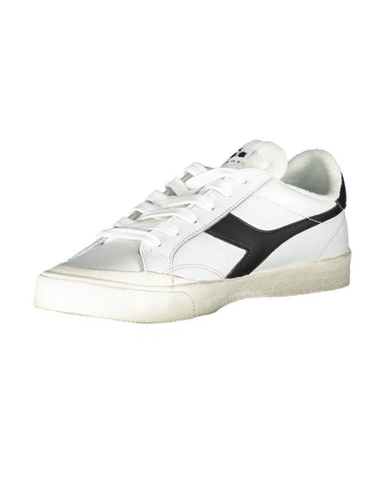 Diadora White Fabric Sneaker