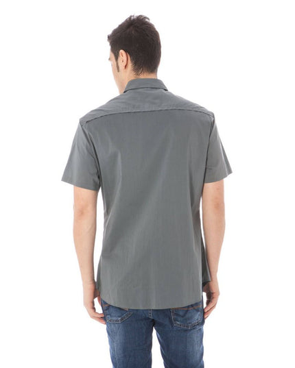 Costume National Gray Cotton Shirt