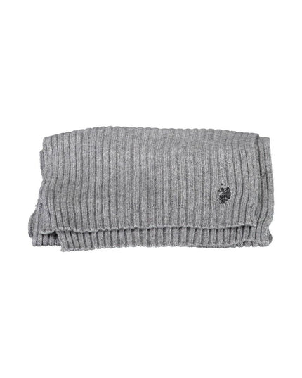 U.S. POLO ASSN. Gray Wool Scarf