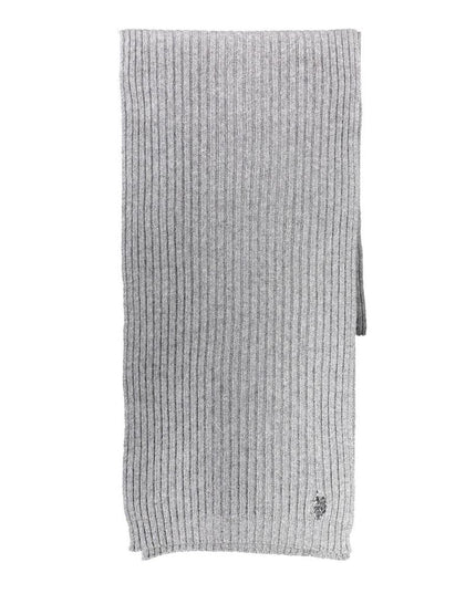 U.S. POLO ASSN. Gray Wool Scarf