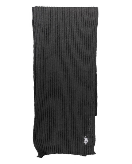 U.S. POLO ASSN. Black Wool Scarf